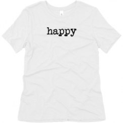 Ladies Relaxed Fit Super Soft Triblend Tee