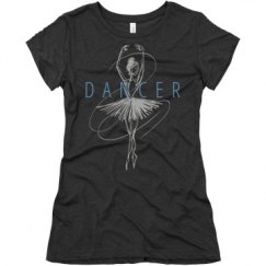 Ladies Slim Fit Super Soft Triblend Tee