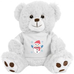 Snowman Medium Plush Teddy Bear 