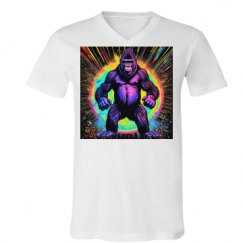 Unisex V-Neck Jersey Tee