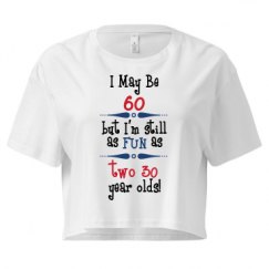 Ladies Festival Cali Crop Top Tee