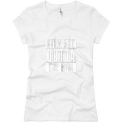 Ladies Slim Fit Basic Promo Jersey Tee