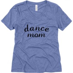 Ladies Relaxed Fit Super Soft Triblend V-Neck Tee