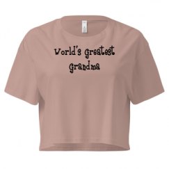 Ladies Festival Cali Crop Top Tee