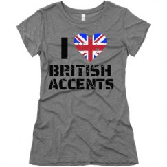 Ladies Slim Fit Super Soft Triblend Tee