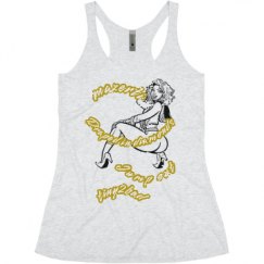 Ladies Slim Fit Super Soft Racerback Triblend Tank