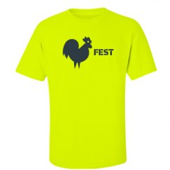 Unisex Ultra Cotton Safety Neon Crewneck Tee