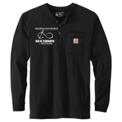 Unisex Carhartt Long Sleeve Henley Tee