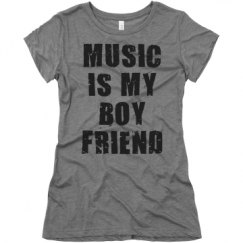 Ladies Slim Fit Super Soft Triblend Tee