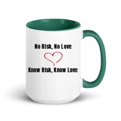 15oz Ceramic Mug with Color Inside