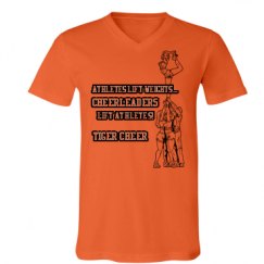 Unisex V-Neck Jersey Tee