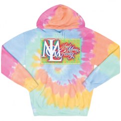 Unisex Tie-Dye Fleece Hoodie
