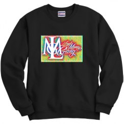 Unisex Film and Foil Crewneck Sweatshirt