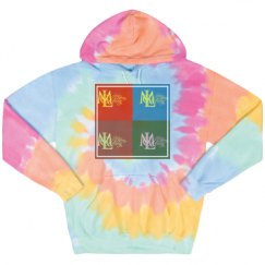 Unisex Tie-Dye Fleece Hoodie