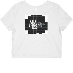 Ladies Slim Fit Crop Top Tee