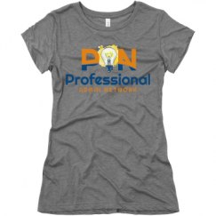 Ladies Slim Fit Super Soft Triblend Tee