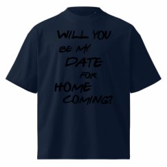 Unisex Organic Oversized High Neck T-Shirt