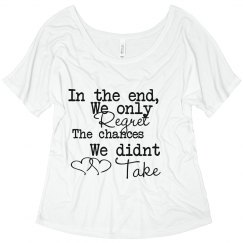 Mint quote flowy shirt