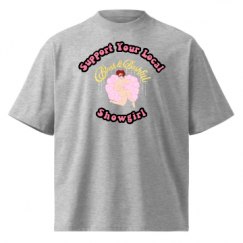 Unisex Organic Oversized High Neck T-Shirt