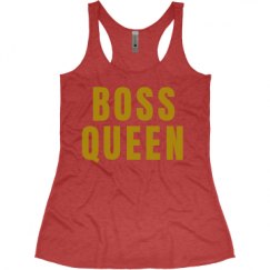 Ladies Slim Fit Super Soft Racerback Triblend Tank