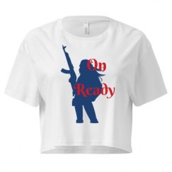 Ladies Festival Cali Crop Top Tee