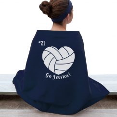 Custom Volleyball Blanket