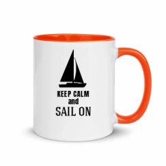 11oz Ceramic Mug with Color Inside