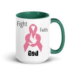 15oz Ceramic Mug with Color Inside