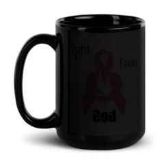 15oz Black Glossy Mug