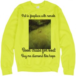 Unisex Neon Crewneck Sweatshirt
