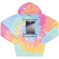Unisex Tie-Dye Fleece Hoodie