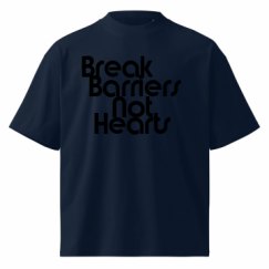 Unisex Organic Oversized High Neck T-Shirt