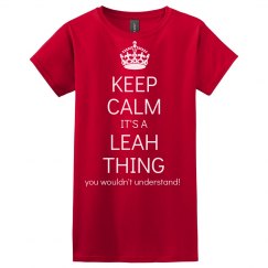 It's a leah thing