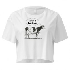 Ladies Festival Cali Crop Top Tee