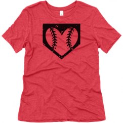 Ladies Relaxed Fit Super Soft Triblend Tee