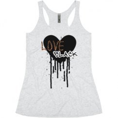 Ladies Slim Fit Super Soft Racerback Triblend Tank