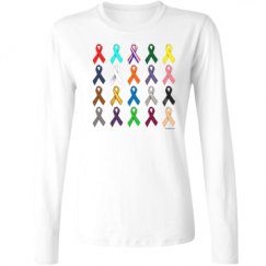 Ladies Relaxed Fit Basic Long Sleeve Tee