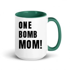 15oz Ceramic Mug with Color Inside