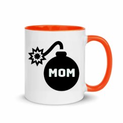 11oz Ceramic Mug with Color Inside