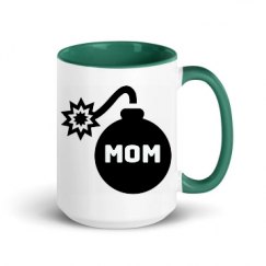 15oz Ceramic Mug with Color Inside