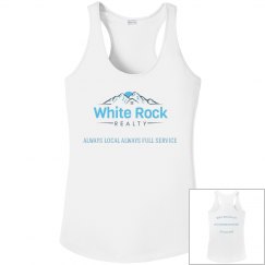 White rock reality white tank lt bl