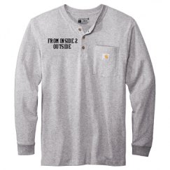 Unisex Carhartt Long Sleeve Henley Tee