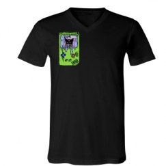 Unisex V-Neck Jersey Tee