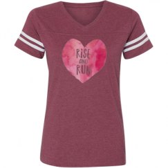 Ladies Relaxed Fit Vintage Sports Tee