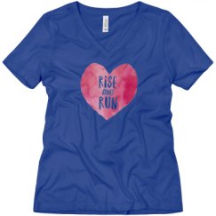 Ladies Relaxed Fit V-Neck Tee