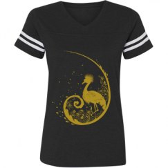 Ladies Relaxed Fit Vintage Sports Tee