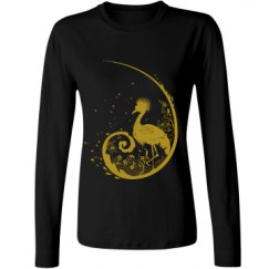 Ladies Relaxed Fit Basic Long Sleeve Tee