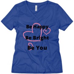 Ladies Relaxed Fit V-Neck Tee