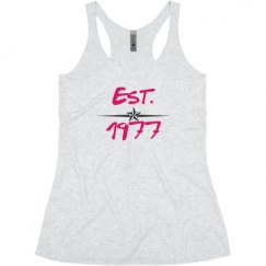 Ladies Slim Fit Super Soft Racerback Triblend Tank