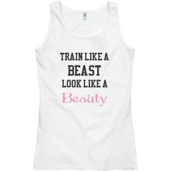 train/beast/beauty tank top